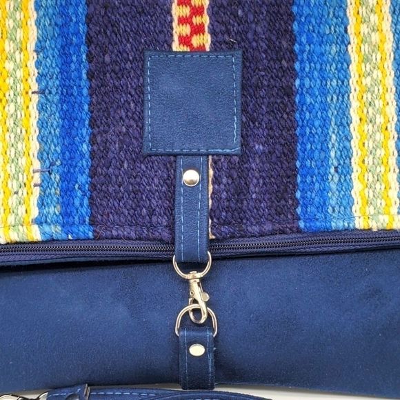 Suede Sheep Wool Handbag - Picture 5 of 14